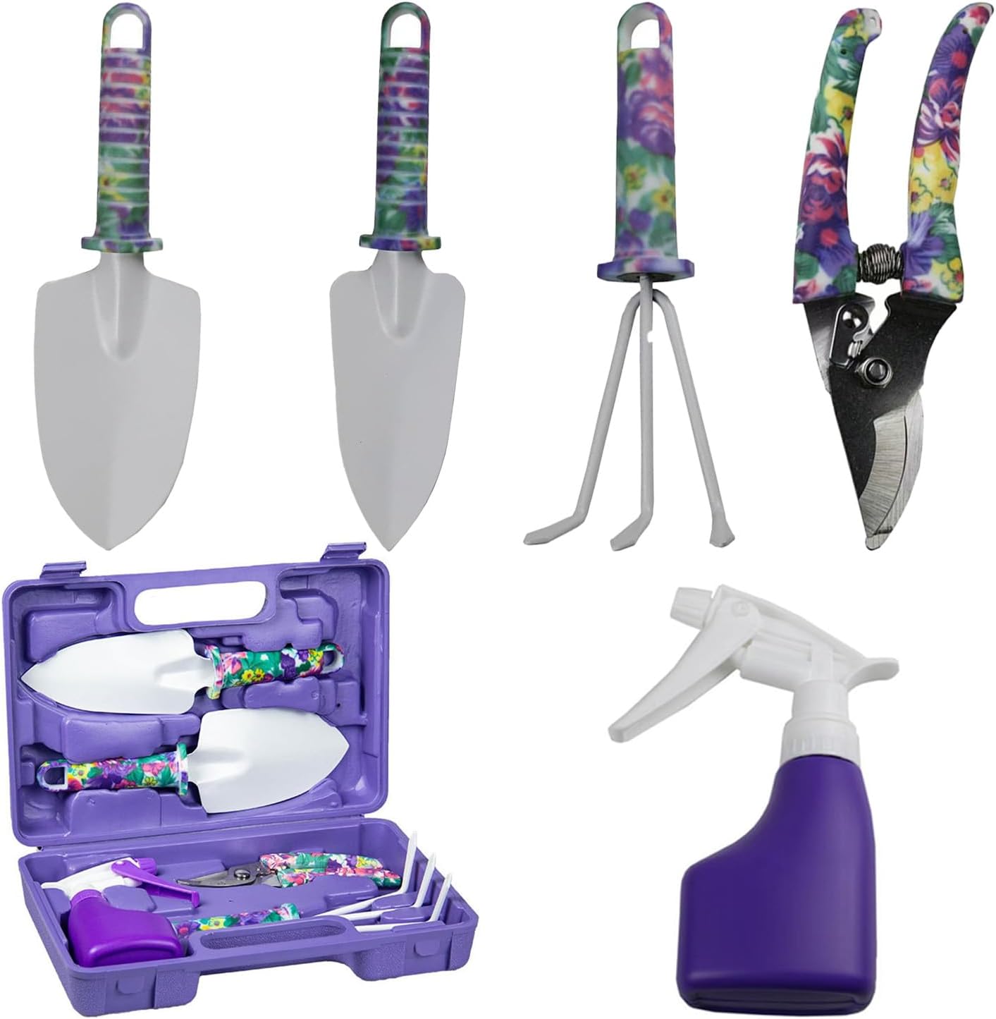 Decorative Garden Tool Set with Carry Case – Stylish & Functional for Garden Lovers | Plant Mate