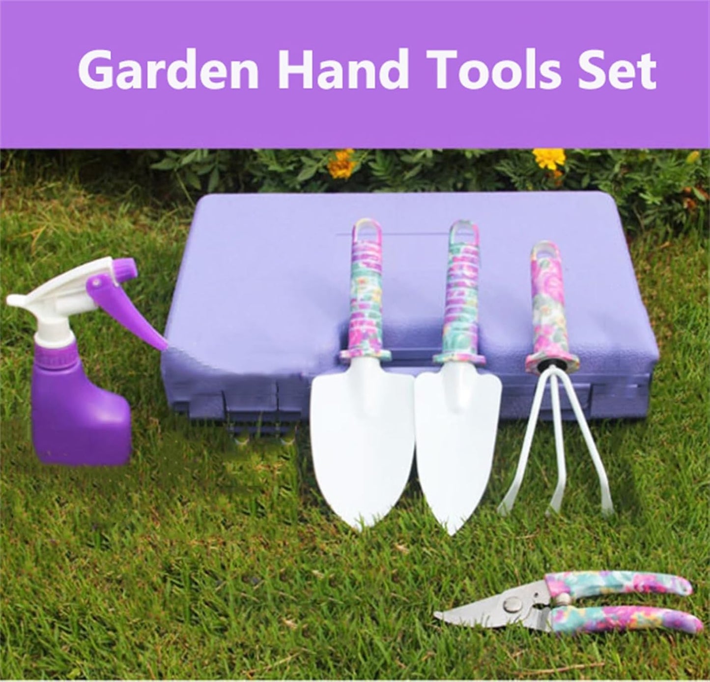 Decorative Garden Tool Set with Carry Case – Stylish & Functional for Garden Lovers | Plant Mate