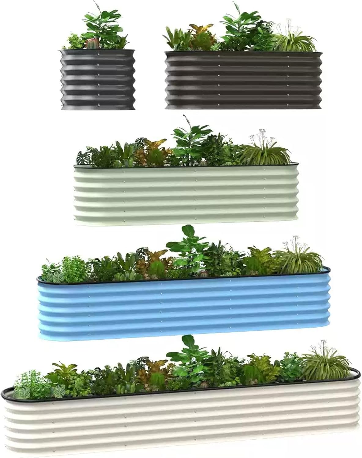 Aluminium Raised Garden Bed – Durable, Rust-Resistant Planter for Vegetables, Herbs & Flowers