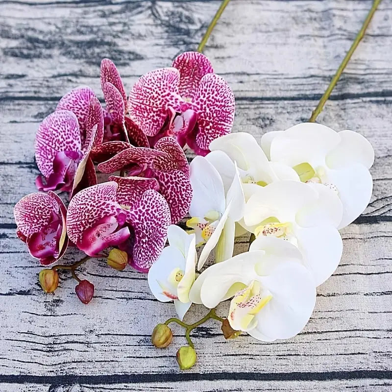Artificial 6-Head Phalaenopsis Orchid