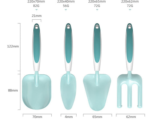 Kids 4-Piece Garden Tool Set – Pastel Colours | Great Gift Idea!