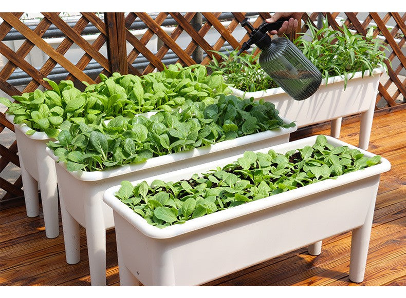 Plant Mate Self-Watering Raised Garden Bed – Smart, Stylish & Low Maintenance Gardening