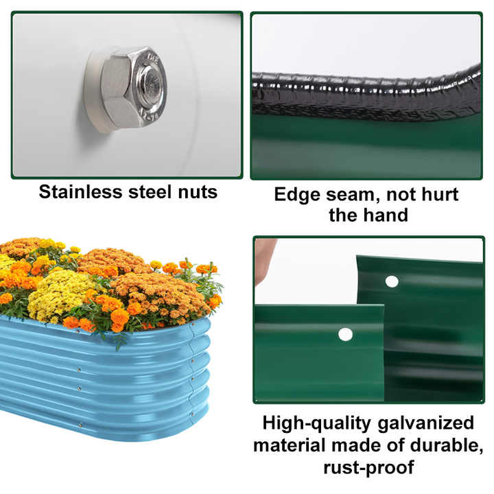 Aluminium Raised Garden Bed – Durable, Rust-Resistant Planter for Vegetables, Herbs & Flowers