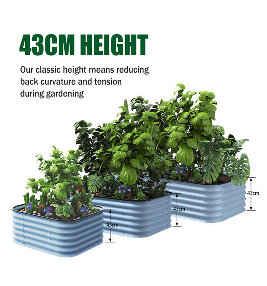Aluminium Raised Garden Bed – Durable, Rust-Resistant Planter for Vegetables, Herbs & Flowers