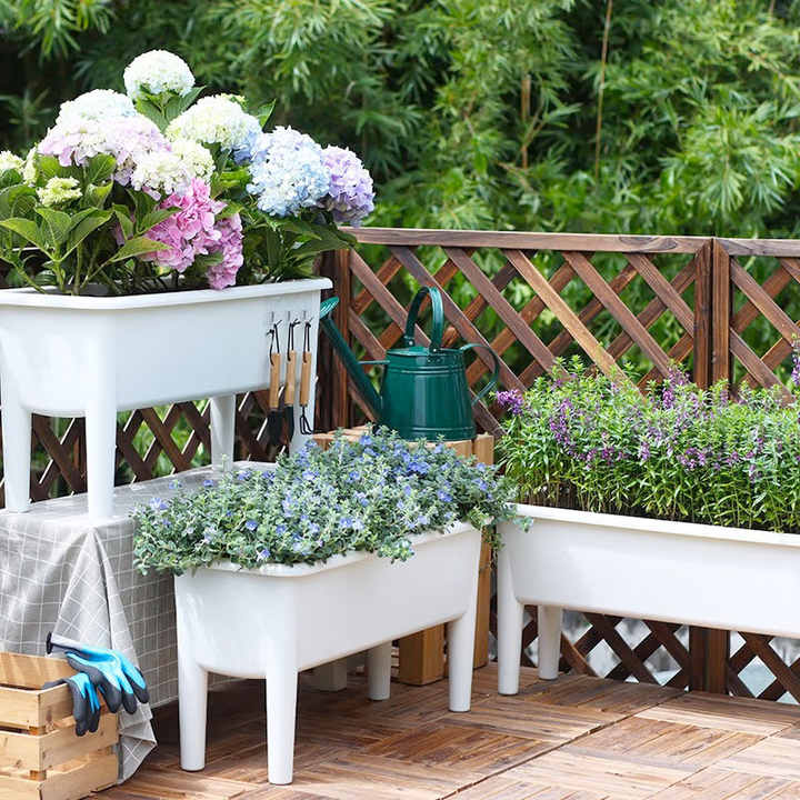 Plant Mate Self-Watering Raised Garden Bed – Smart, Stylish & Low Maintenance Gardening