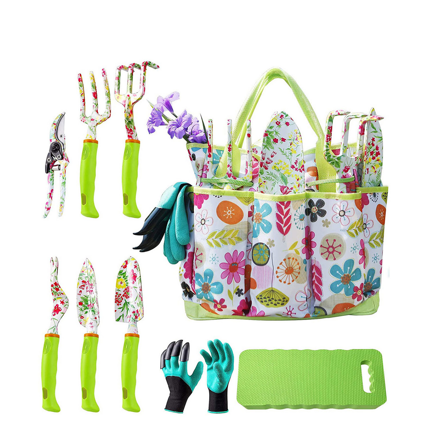 Plant Mate Floral Garden Tool Set – A Beautiful & Practical Gift for Garden Lovers!