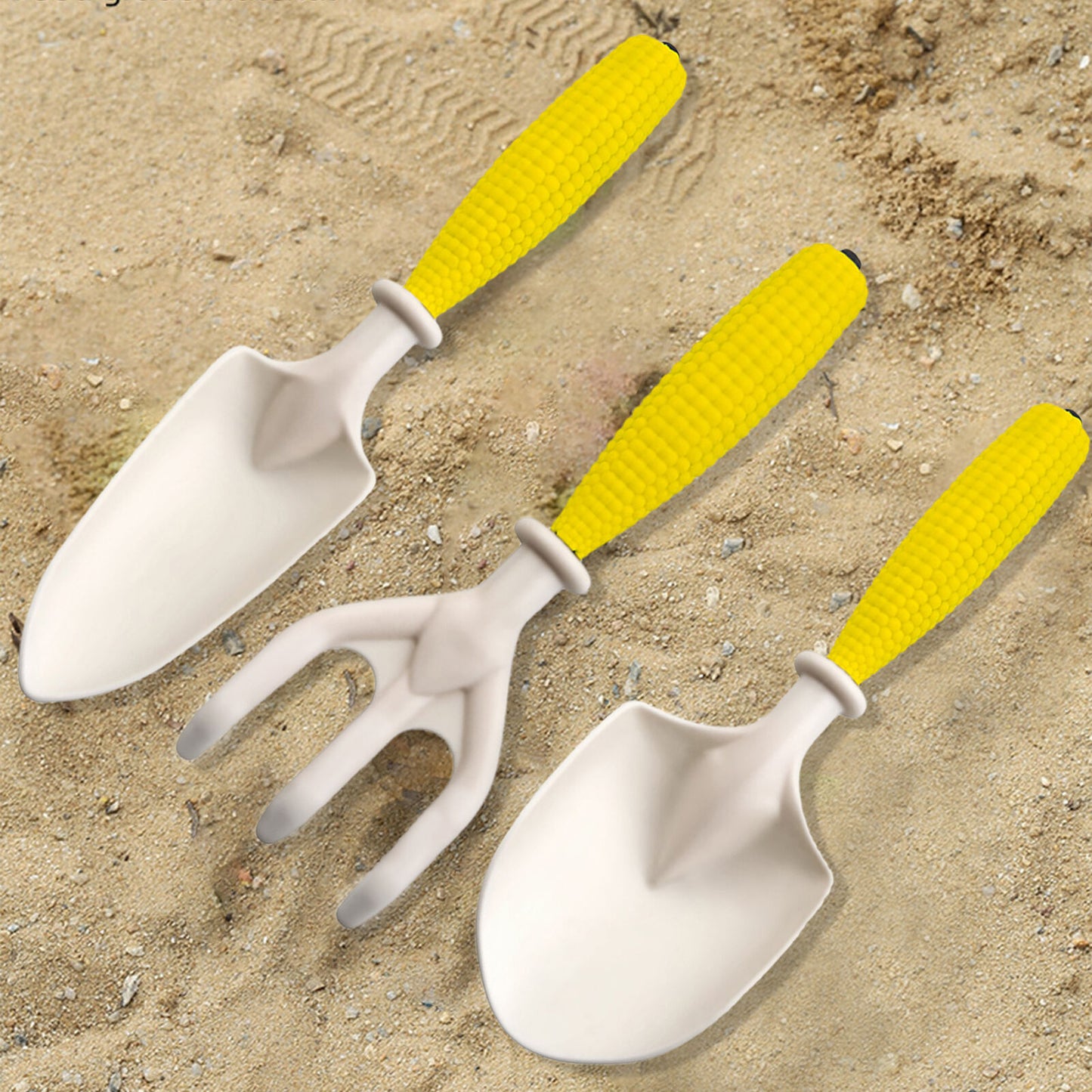 3-Piece Kids Garden Tool Set – Carrot & Corn Design | Plant Mate