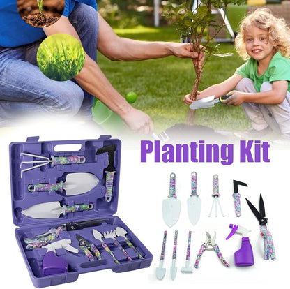 Decorative Garden Tool Set with Carry Case – Stylish & Functional for Garden Lovers | Plant Mate