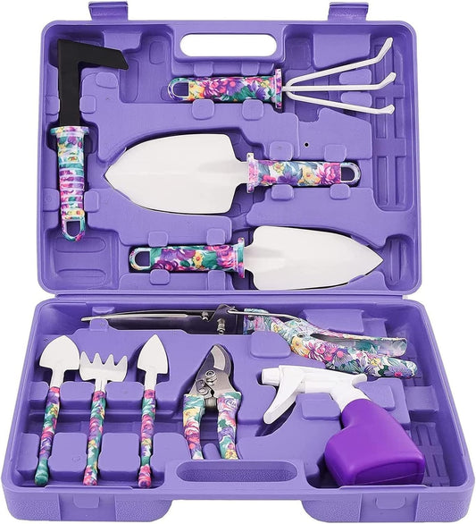 Decorative Garden Tool Set with Carry Case – Stylish & Functional for Garden Lovers | Plant Mate