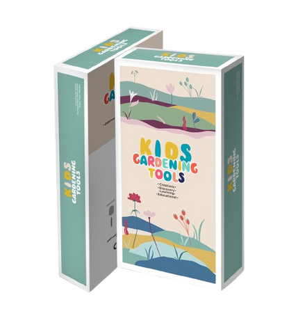 Kids 4-Piece Garden Tool Set – Pastel Colours | Great Gift Idea!