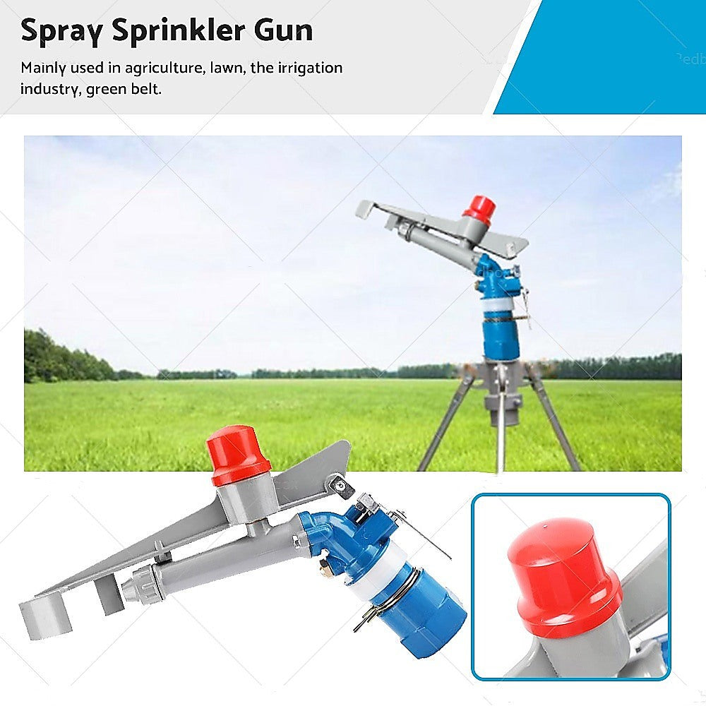 Sprinkler Irrigation Spray Large 360 Degree Adjustable Impact Area Water