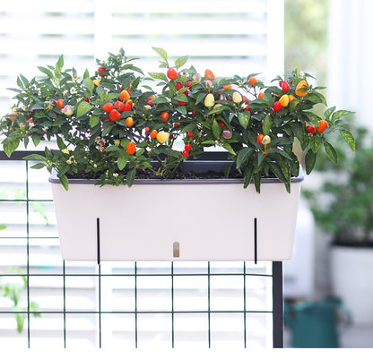 Slimline Self-Watering Planter – Outdoor Fence-Friendly Design | Plant Mate
