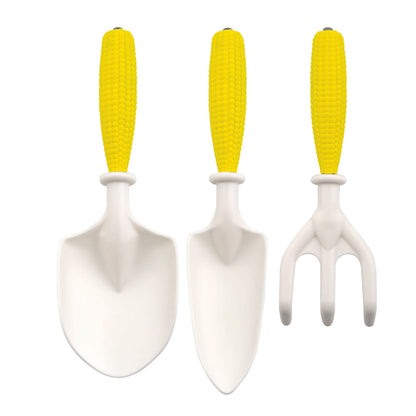 3-Piece Kids Garden Tool Set – Carrot & Corn Design | Plant Mate
