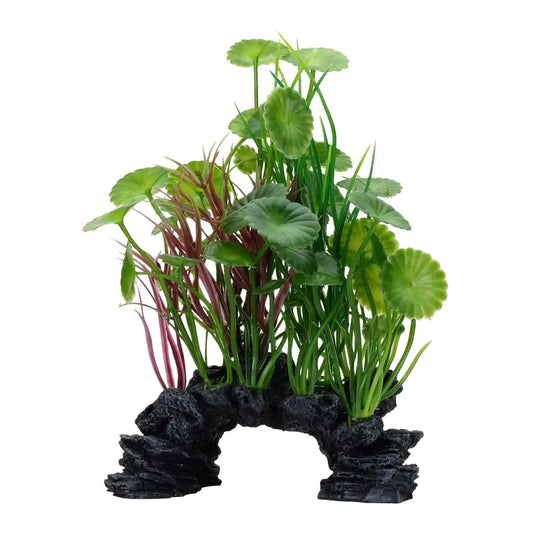 Fluval Aqualife Green Lysimachia Plant Mix Plastic Aquarium Plant Decoration